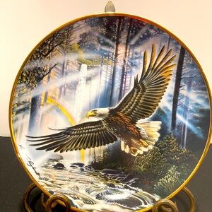 Franklin Mint Heirloom Limited Edition Plate #G5492 The Promise of Freedom